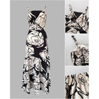 Chicme Summer Dresses For Women 2026 Sleeveless Casual Boho Maxi Dress Square Neck Cut Out Floral A Line Dress