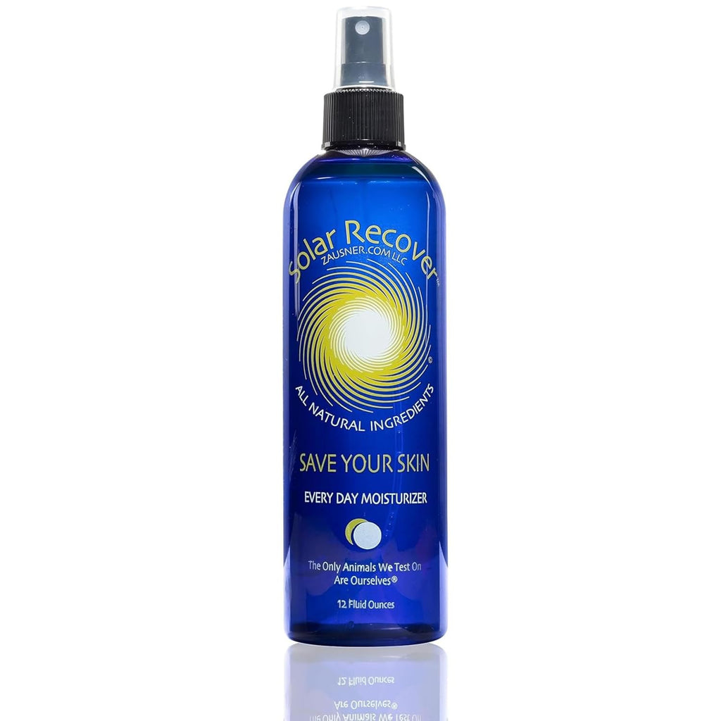 Solar Recover After Sun Moisturizing Spray (12 Ounce) - Hydrating Facial And Body Mist - 2460 Sprays Of Sunburn Relief With Vitamin E And Calendula - Lotion Delivered In Water - Made In The Usa