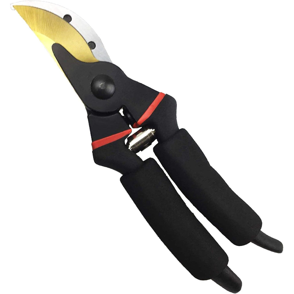 Gonicc 8" Professional Premium Bypass Titanium Pruning Shears(Gpps-1003) | Titanium Coated Sk5 Steel Blade, Ergonomic Non-Slip Handle, Sap Groove Anti-Stick Design, Cuts Up To 3/4" Branches
