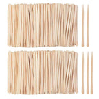 1200 Pack Wooden Waxing Sticks Wax Spatulas Sticks Small Wax Applicator Sticks Wood Craft Sticks Spatulas Applicator for Hair Eyebrow Nose Removal (Without Handle)