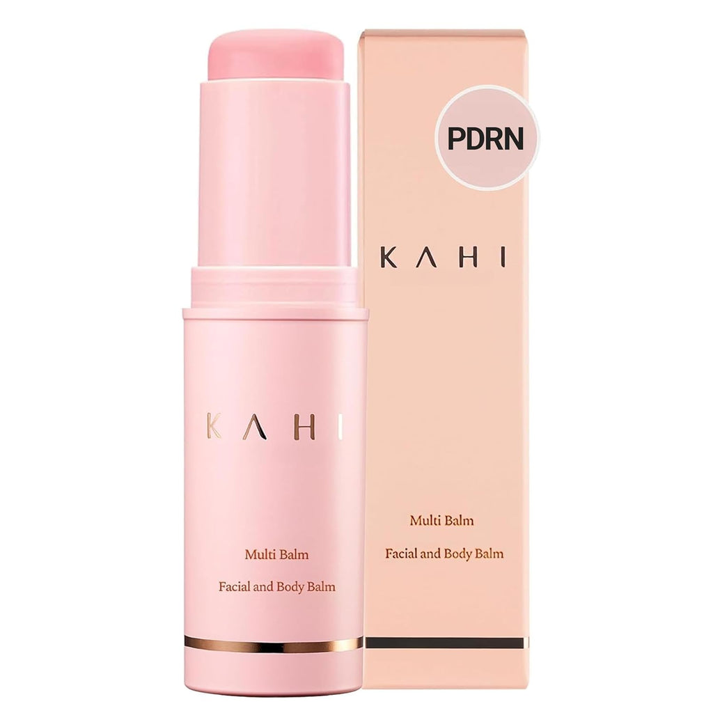 Kahi Wrinkle Bounce Multi Balm Stick | Pdrn Collagen Wrinkle Stick | Korean Skin Care |All-In-One Hydrating Lip Balm Eye Cream Neck Cream Make Up Base & Face Mist Moisture Balm