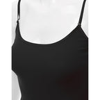 Bozzolo Women's Ladies Adjustable Spaghetti Strap Basic Long Cami Tunic Tank Top