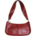 Shoulder Bags For Women Y2K Purse And Handbags Retro Studded Crossbody Bag Small Shoulder Purse Leather Hobo Handbag