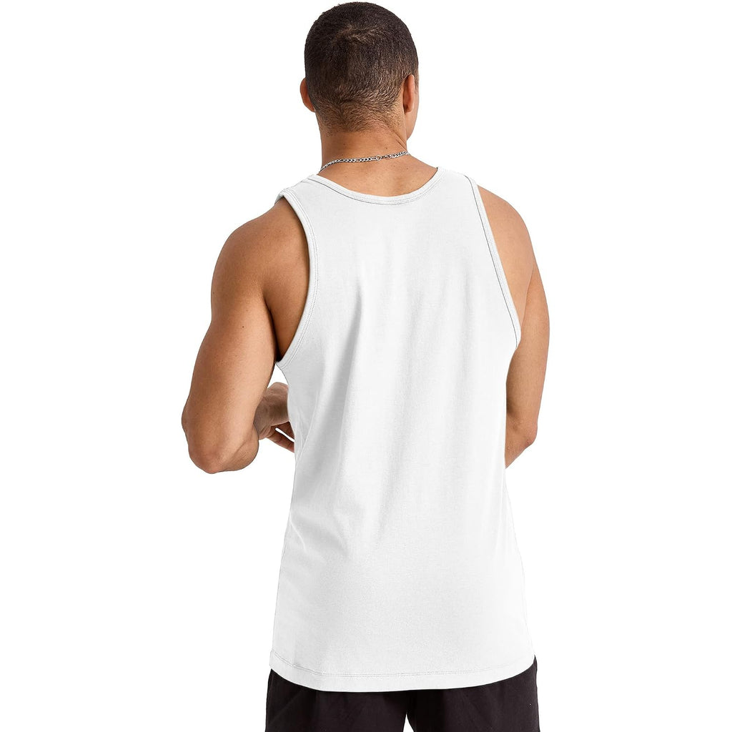 Hanes Men'S Essentials Tank Top Pack, Midweight Cotton Tanks, Sleeveless Shirts, 3-Pack