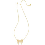 Kendra Scott Krista Bow Short Pendant Necklace, Fashion Jewelry for Women