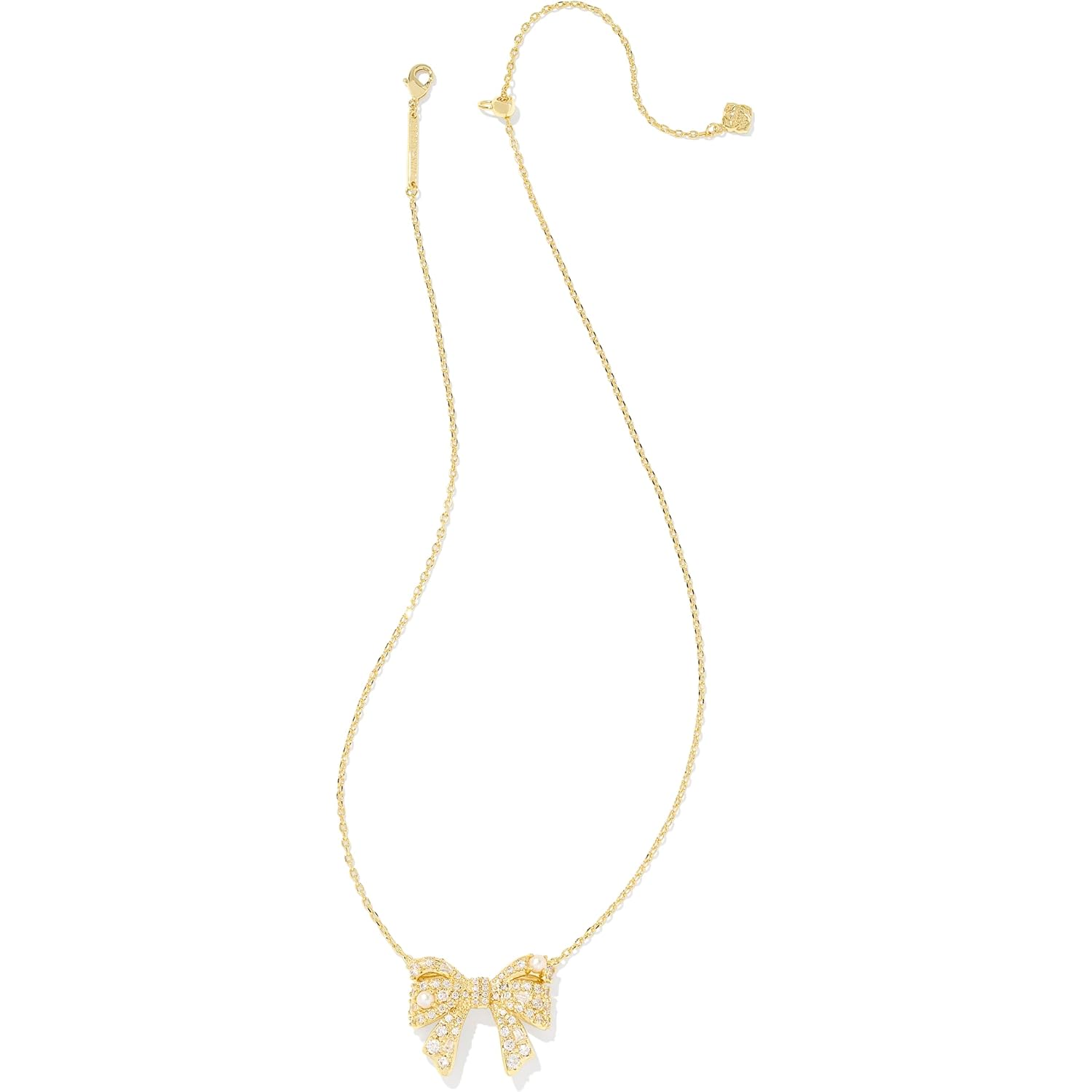 Kendra Scott Krista Bow Short Pendant Necklace, Fashion Jewelry for Women