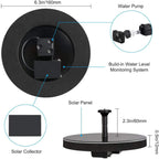Solar Fountain Pump 1.5W Upgraded Submersible Solar Water Fountain Panel Kit For Bird Bath,Small Pond,Garden And Lawn Solar Water Pump Built-In Filter