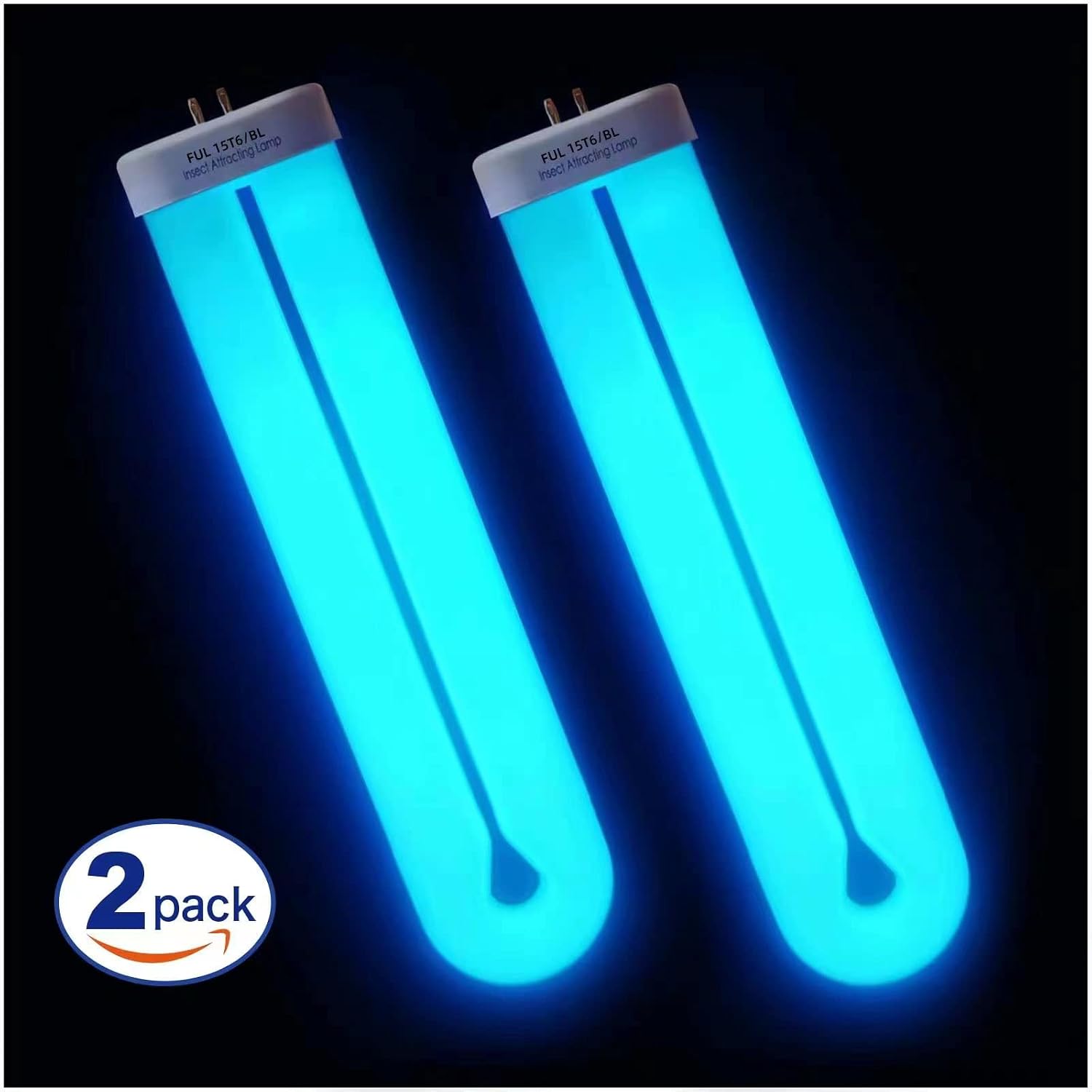 Baimnocm 7.5 Inch Bug Zapper Replacement Bulb15 Watt For Bk-15D Bf-35, Work With Black Flag Bz-15 Bb-15Wht Stinger Uv15, Fp15, Tz15 B1515