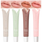 4 Pcs Lip Glossy Butter Nourishing Balm,Lightweight,Non-Sticky,Long-Lasting Lip Care Set