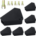 Mouse Station With Keys Black 6 Pack, Key Required Mouse Stations, Mice Stations, Keeps Children And Pets Safe Indoor & Outdoor