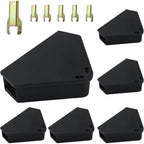 Mouse Station With Keys Black 6 Pack, Key Required Mouse Stations, Mice Stations, Keeps Children And Pets Safe Indoor & Outdoor