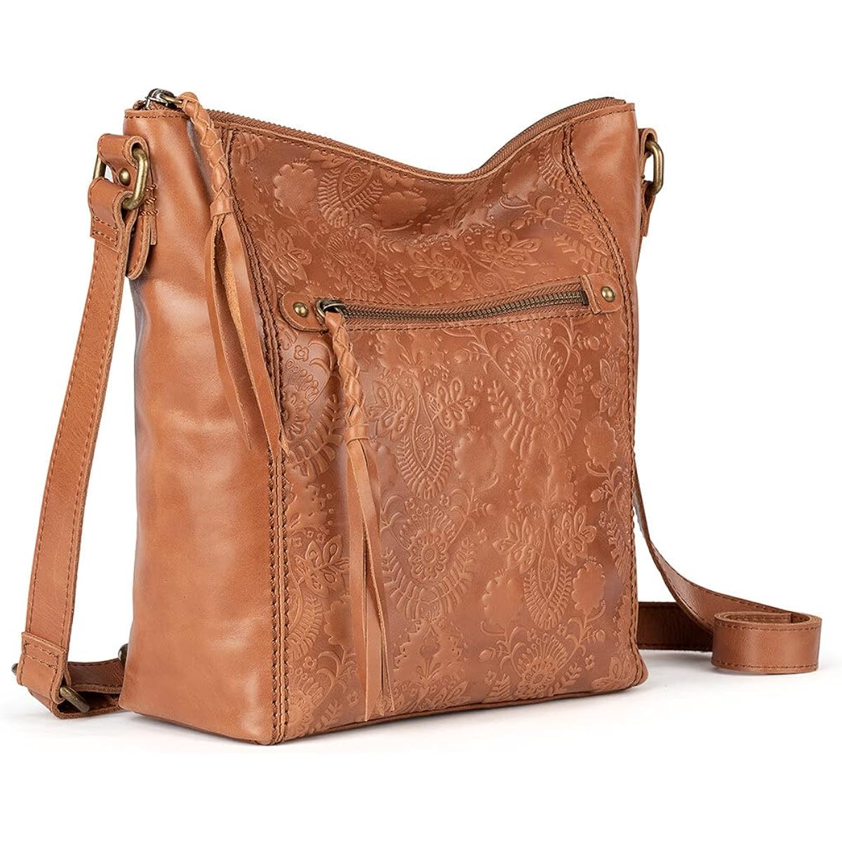 The Sak Ashland Crossbody Purse - Women'S Leather Handbag For Everyday & Travel - Cross Body With Adjustable Shoulder Strap
