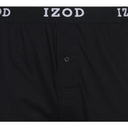 Izod Mens Boxer Shorts - 4 Pack Performance Knit Cotton Boxers For Men With Button Fly - Lightweight Mens Boxers, 4" Inseam