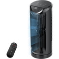 Personal Tower Fan For Bedroom With Remote, Portable Desk Table Fan，4 Speeds Cooling Standing Fan With 12H Timer, 60° & 110° Oscillating Floor Tower Fans That Blows Cold Air For Bedroom Office,Black