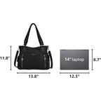 Angel Kiss Handbags For Womens Top-Handle Hobo Purse Roomy Casual Shoulder Bags Pu Tote Satchel Purse For Women