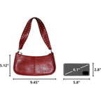 Shoulder Bags For Women Y2K Purse And Handbags Retro Studded Crossbody Bag Small Shoulder Purse Leather Hobo Handbag