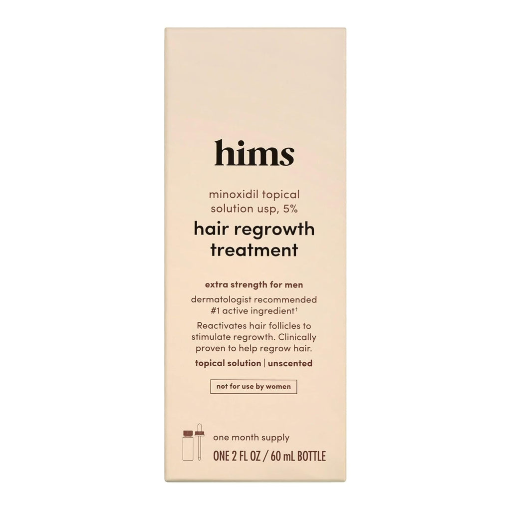 hims Thick Fix Shampoo & Conditioner Set for Healthy Hair Growth & Thickening - Eucalyptus Scent, 6.4 fl oz & hims Minoxidil 5% Topical Solution, Hair Loss & Regrowth Treatment for Men, 2 fl oz