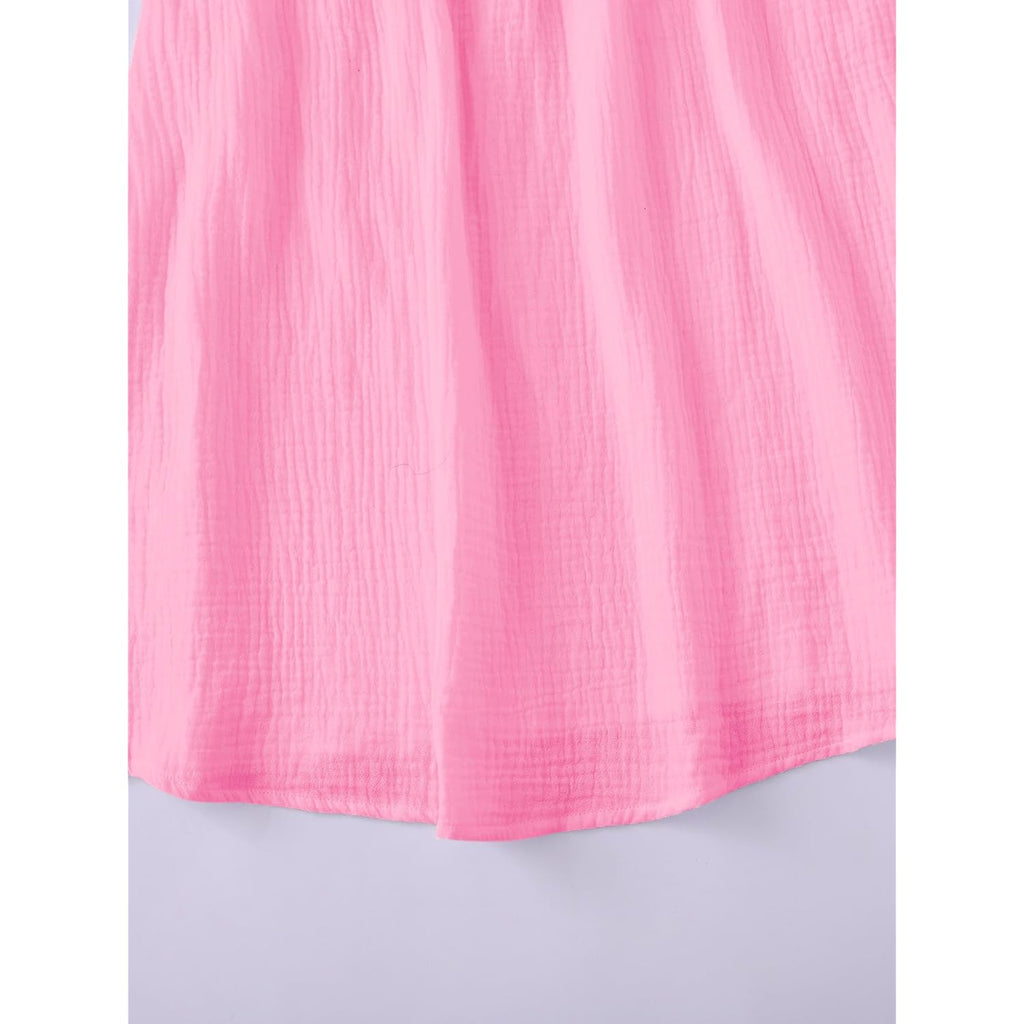 Soly Hux Women'S Summer Cami Sun Dress A Line Tie Shoulder Y2K Cute Casual Short Mini Beach Babydoll Dresses