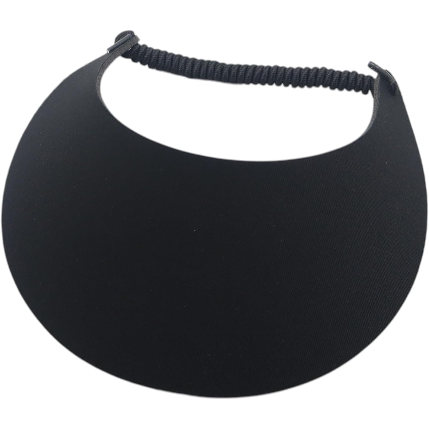 MG Women's Cotton Solid String Sun Visor Hat