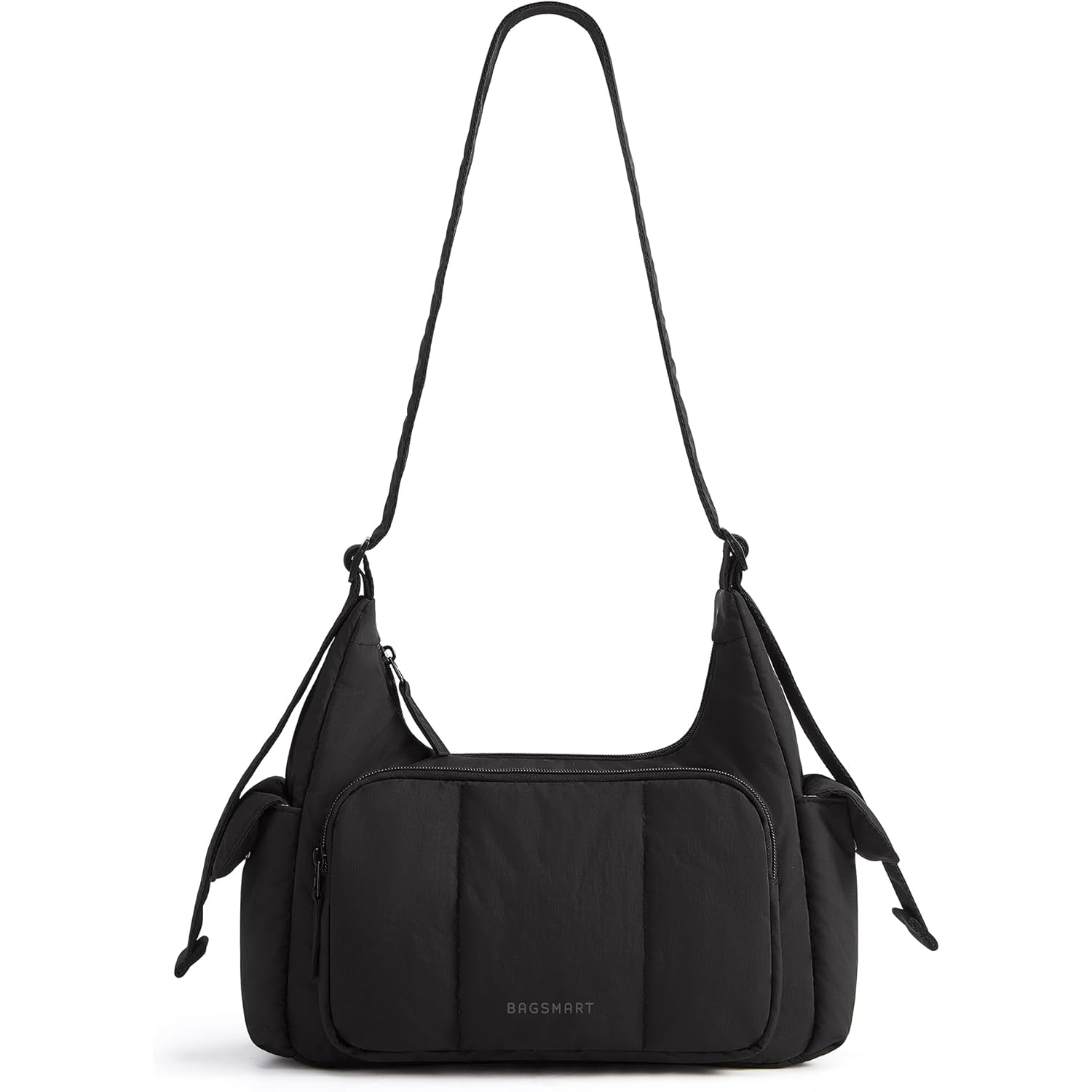 BAGSMART Crossbody Bags for Women, Puffer Purses for Women Daily/Travel, 6L Cute Fluffy Hobo Bag