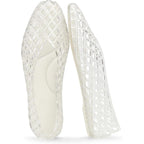 Sovanyou Jelly Shoes For Women Mesh Ballet Flats Slip On Jelly Sandals