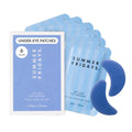 Summer Fridays Jet Lag Hydrating Eye Patches - De-Puffing Hydrogel Under Eye Masks With Hyaluronic Acid, Caffeine + Peptides - Soothing + Refreshing At-Home + Travel Skin Care (6 Pairs)