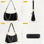 Purses For Women Shoulder Bag And Handbags,Small Leather Hobo Purse With Removable Straps | Cute, Retro