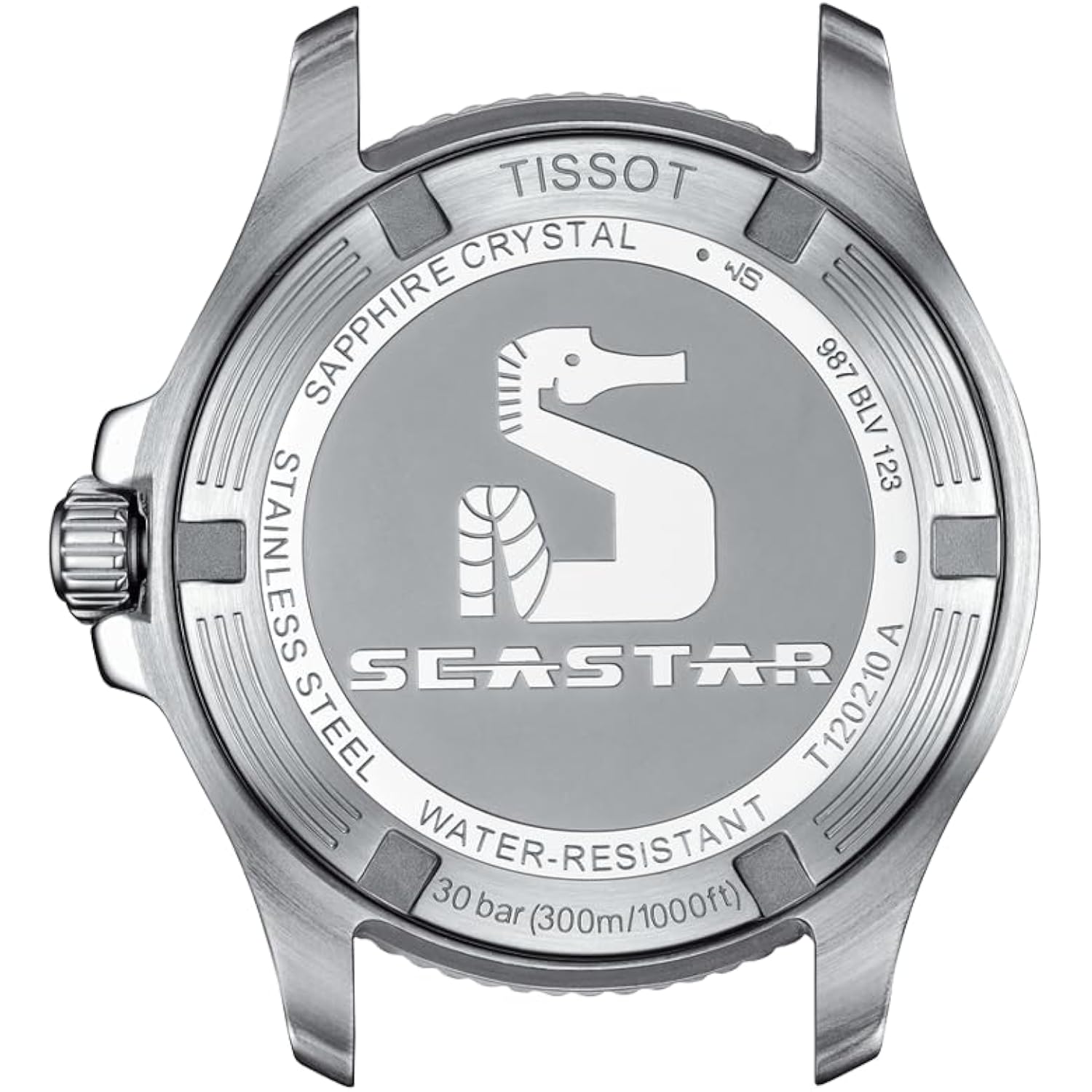Tissot Unisex Tissot Seastar 1000 36Mm 316L Stainless Steel Case Quartz Watch, Grey, Stainless Steel, 18 (T1202101101100)