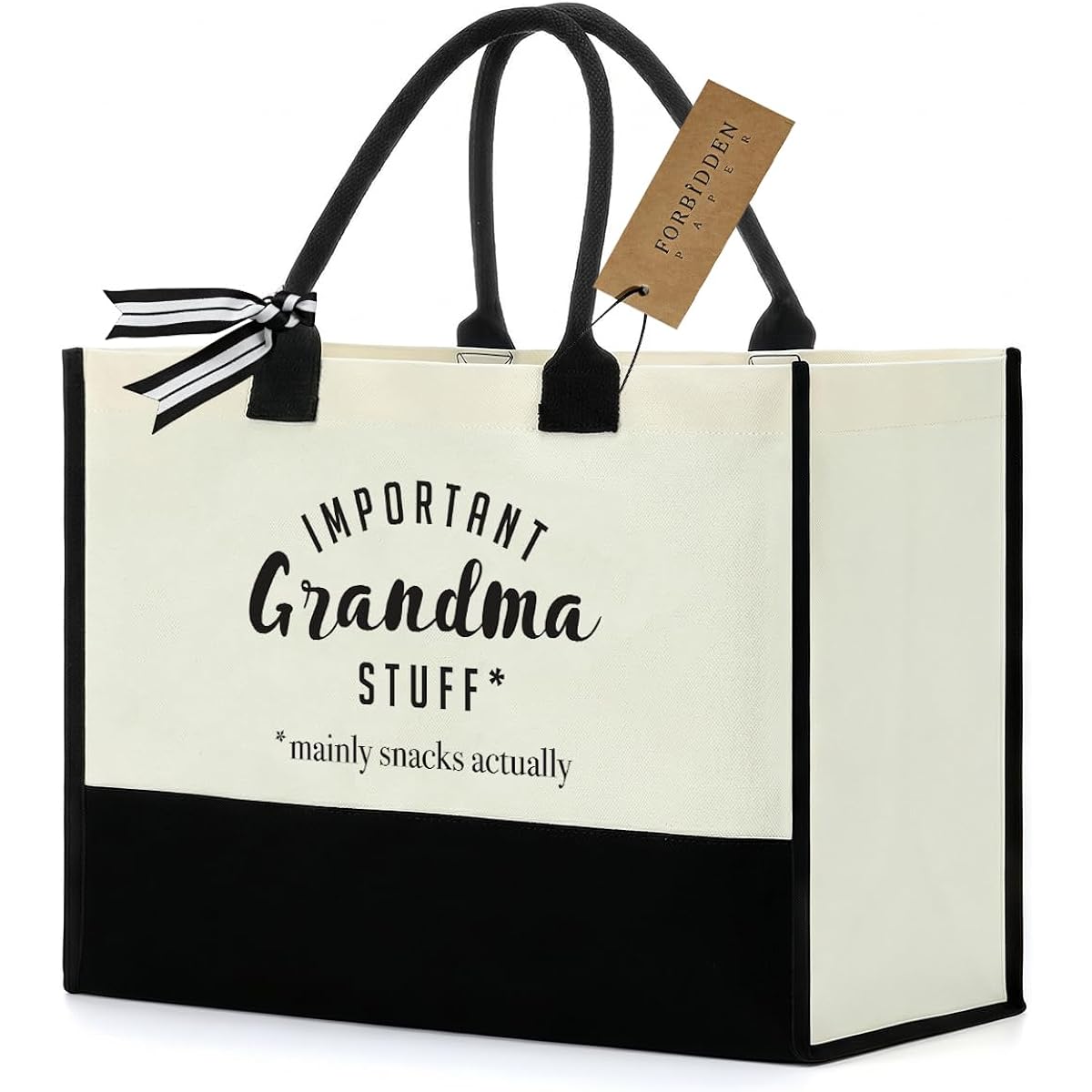Forbidden Paper Gifts Tote Bag Important Stuff Tote Gift Gifts Birthday For Shopping Bag Grocery Bag Utility Tote
