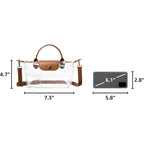 Bostanten Clear Bag For Stadium Approved Crossbody Purse Handbags For Concerts Sports Events