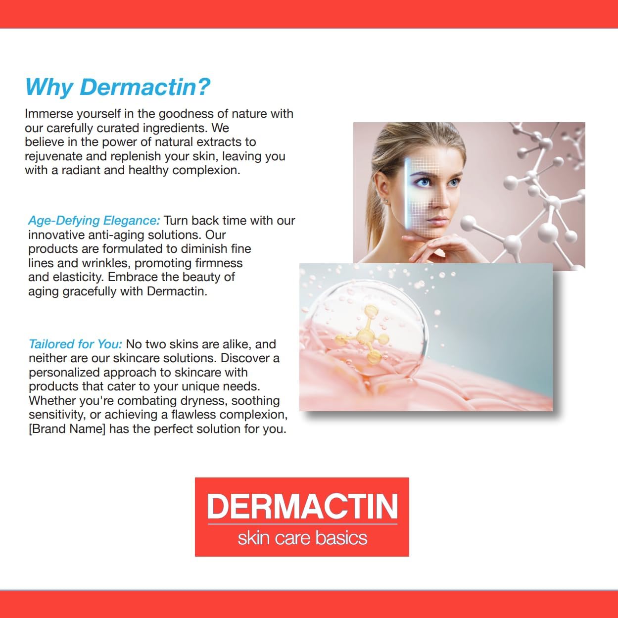 Dermactin Anti-Aging Dark Circles Puffiness Eye Cream 1 Oz.
