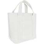 DALIX 14" Mini Small Cotton Canvas Party Favor Wedding Gift Tote Bag in White