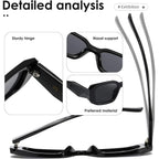 Kimorn Rectangle Sunglasses For Women Men Trendy Retro Trendy Sun Glasses 90’S Vintage Square Frame K1307