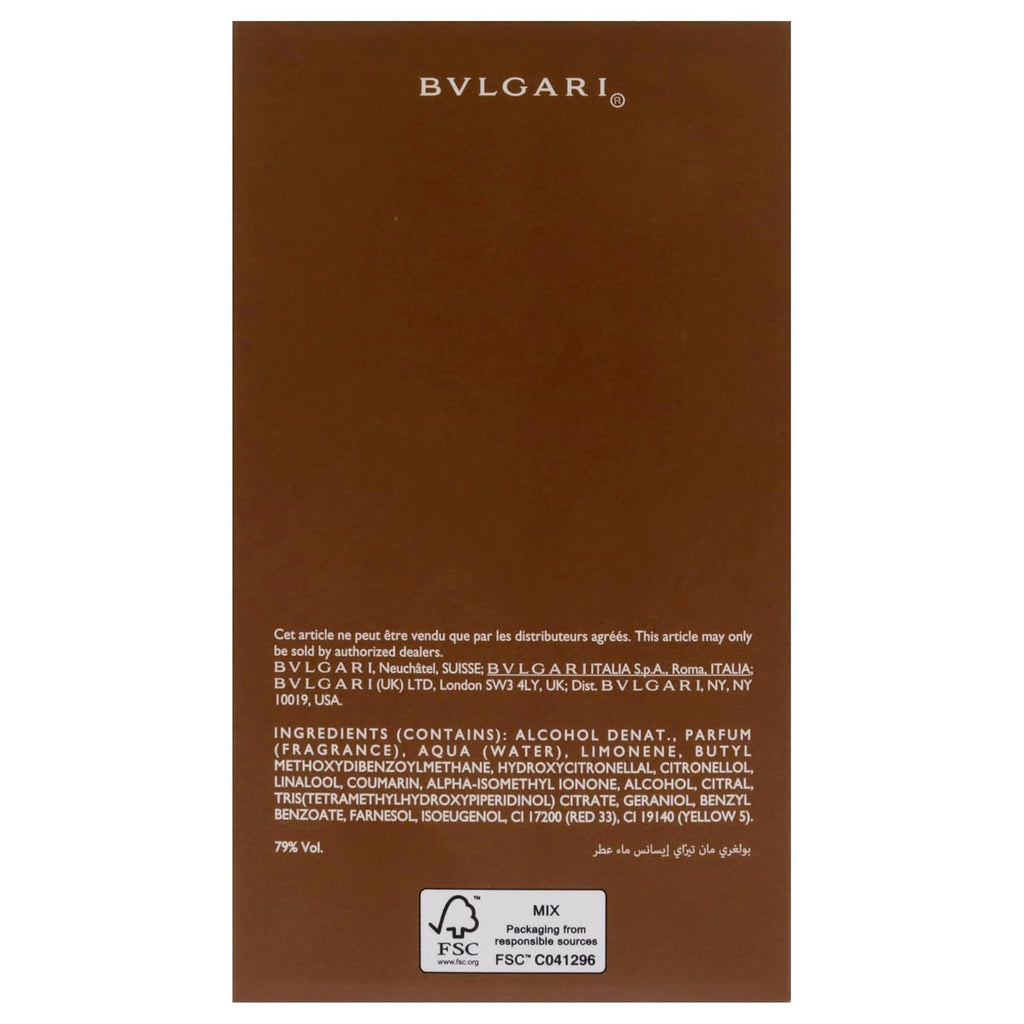 Bvlgari Man Terrae Essence By Bvlgari For Men - 3.4 Oz Edp Spray