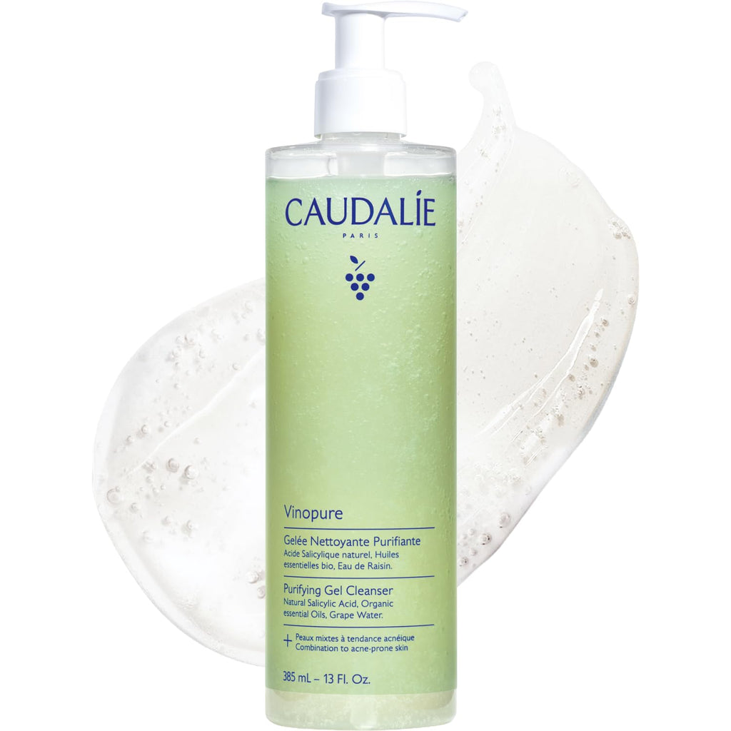 Caudalie Vinopure Salicylic Acid Cleanser, Pore Purifying Gel Cleanser