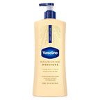 Vaseline Intensive Care Nourishing Moisture Lotion Body Lotion For Dry Skin, Made With Ultra-Hydrating Lipids + Pure Oat Extract For Nourished, Healthy-Looking Skin 32 Oz