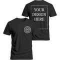 Custom T Shirts For Men Women,Personalized Shirts With Photo Logo Text,Customized T-Shirt For Front & Back Print
