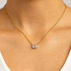 Fascinating Diamonds Bezel Set Solitaire Pendant for Women IGI Certified 14K Gold/Silver Lab Grown Diamond Choker Pendant Necklace With 18" Chain (E-F-G, VS1-VS2, 0.50-5 c.t.w)
