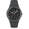 Swatch New Gent Biosourced Lacquered Unisex Watch Casual Polymer Grey Quartz Waterproof Cobblestone Street