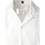 Vatpave Mens Short Sleeve Button Down Cuban Guayabera Shirts