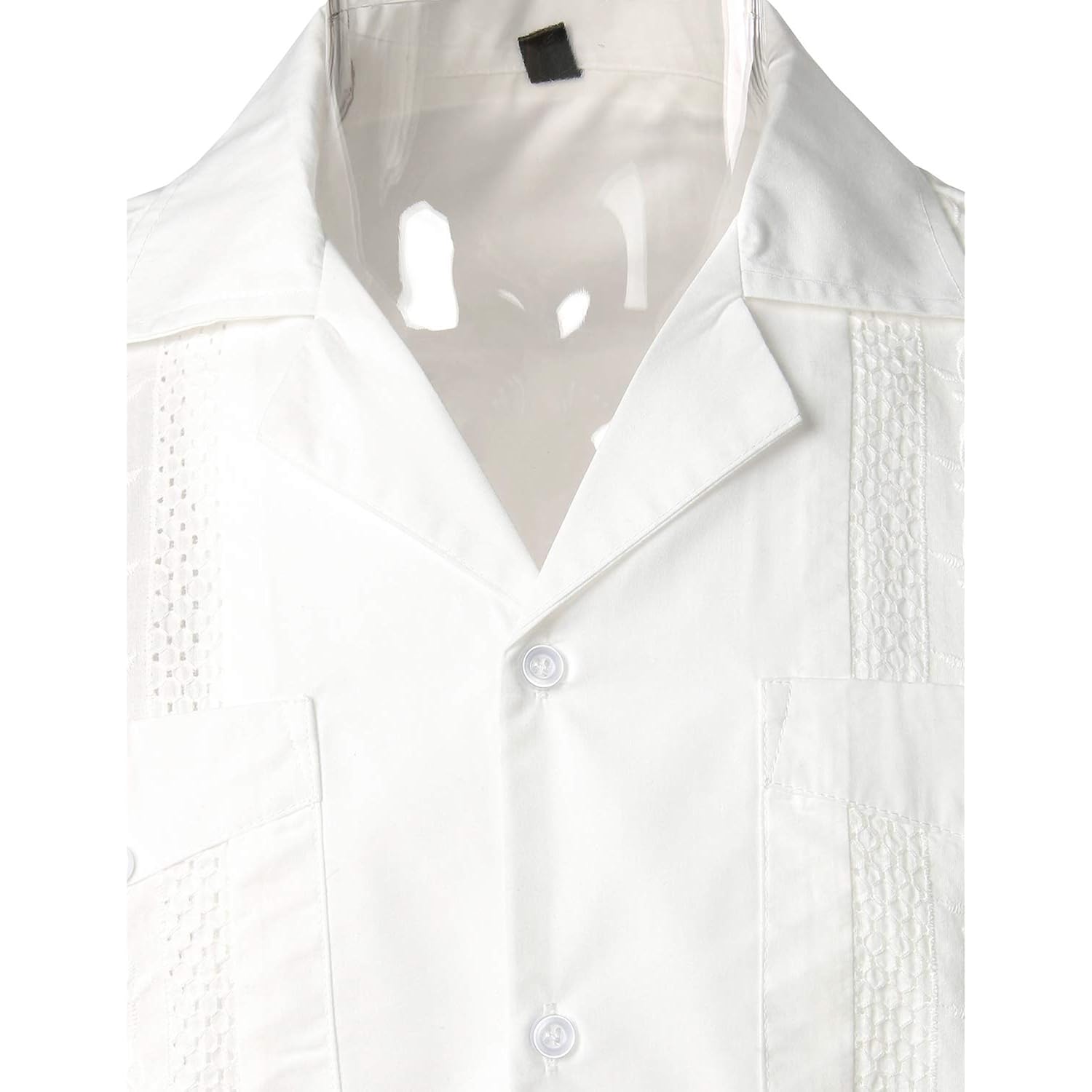 Vatpave Mens Short Sleeve Button Down Cuban Guayabera Shirts