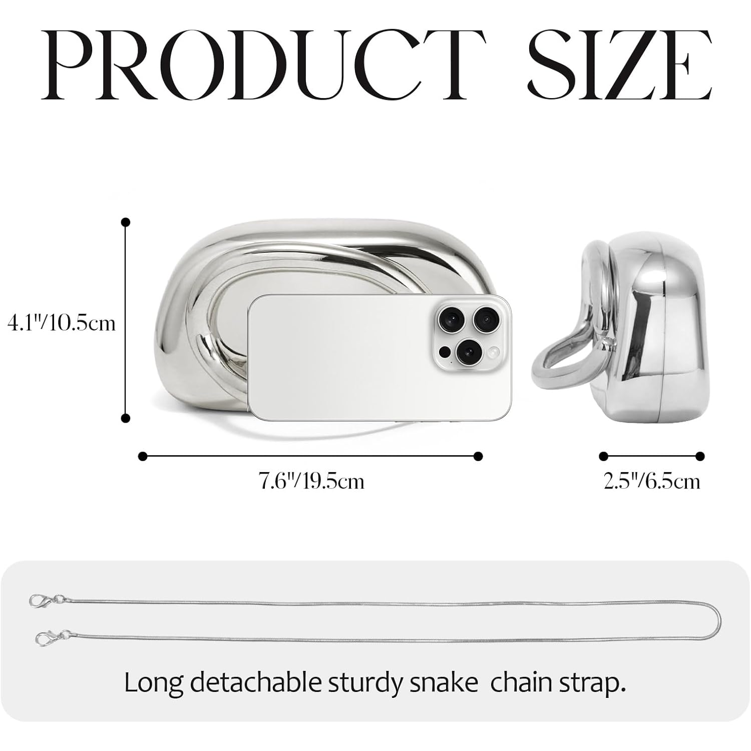 Acrylic Clutch Purse for Women,Unique Trendy Metal Handle Evening Bag for Wedding Party Formal Prom