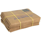 30 Gallon Lawn & Leaf 2-Ply Heavy-Duty Yard Waste Compost Refuse Paper Bags With Necessia Gardening Gloves, Eco-Friendly, Tear Resistant, Self Standing, Biodegredable, Made In Usa, 30 Count