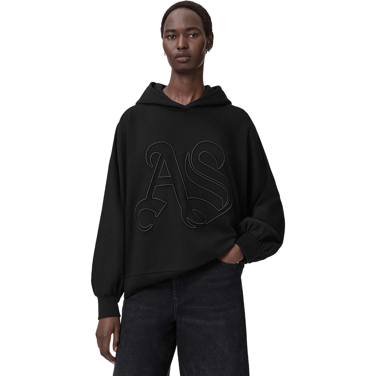 Allsaints Women'S Artia Embos Hoody