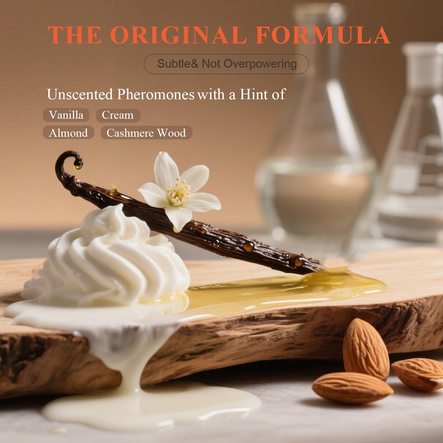 Pheromones Perfumes for Women, Vanilla Perfume, Long Lasting Perfume for Her - Vanilla Soufflé Scent, Travel Size 0.51fl.oz/15ml, Original Formula Eau De Parfum, Perfumes Spray for Women