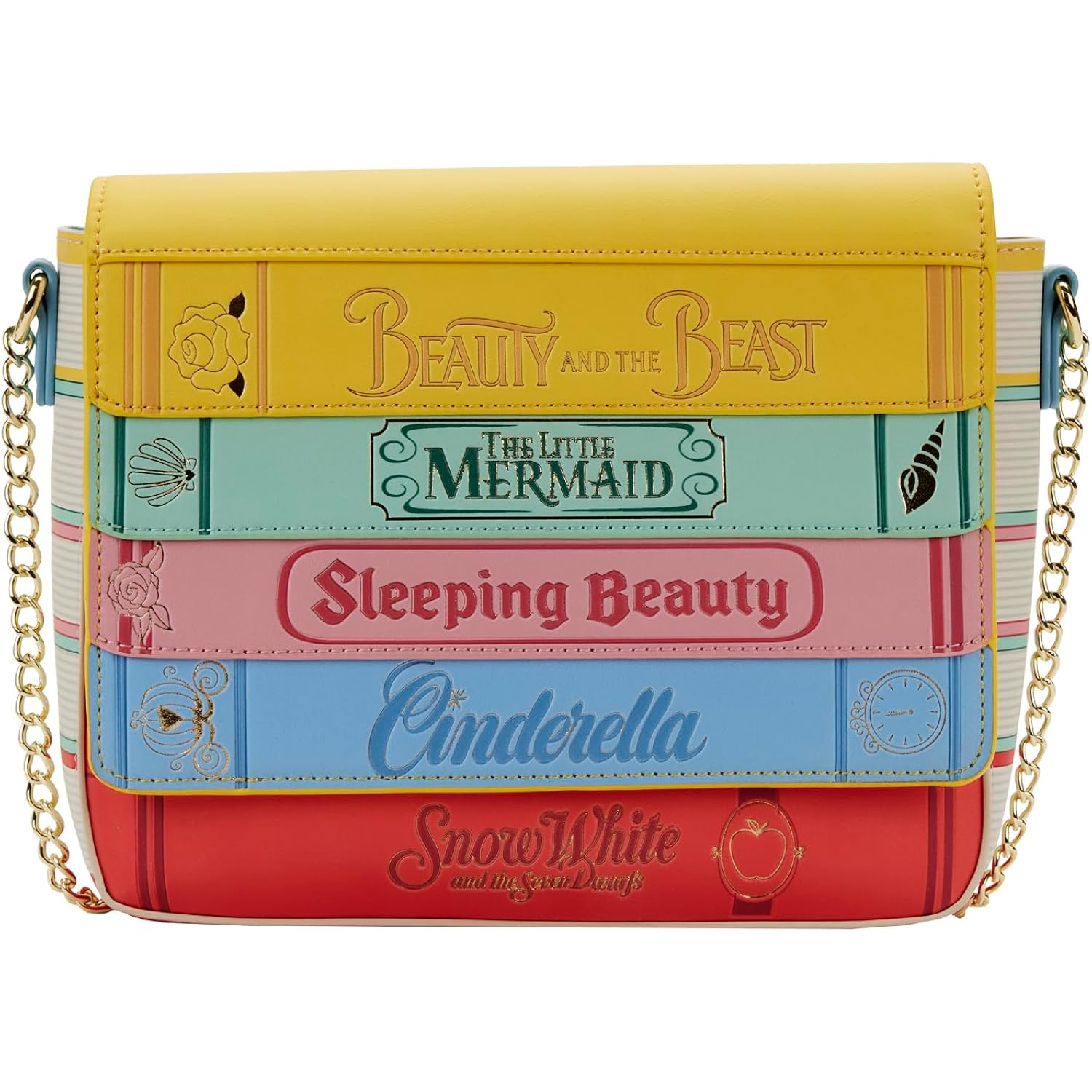 Loungefly Disney Princess Books Classics Cross Body Bag