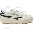 Reebok Womens Club C Double Revenge Platform Tennis Shoes For Women, Fashion Womens Sneakers