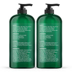 Botanic Hearth Tea Tree Body Wash, 16 Fl Oz (473 Ml) Pack Of 2 | With Tea Tree Oil, Peppermint & Sea Buckthorn | Gently Cleanses, Refreshes & Nourishes Skin | Sulfate & Paraben Free | For Men & Women