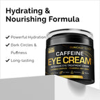 Pure Research Caffeine Eye Cream For Anti Aging, Dark Circles, Bags, Puffiness. Great Under Eye Skin + Face Tightening, Eye Lift Treatment For Men & Women 1.7Oz