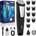 Valano Beard Trimmer Hair Clippers for Men All-in-One Self-Sharpening Electric Men's Cordless Rechargeable Mustache Grooming Kit Gift for Ear Nose Body Public